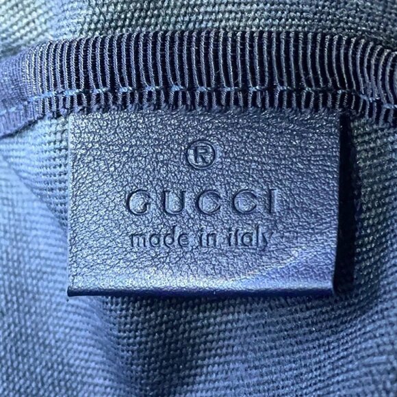 GUCCI Printed Canvas Small Duffle Bag Canvas Dark Blue 816865 - Picture 15 of 16